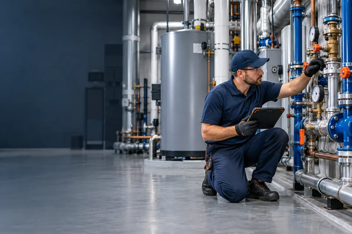 Commercial plumbing services for business facilities