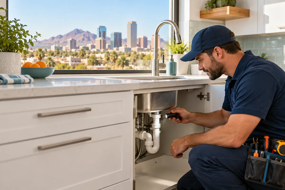 Plumber in Phoenix, AZ 85004 for local plumbing service